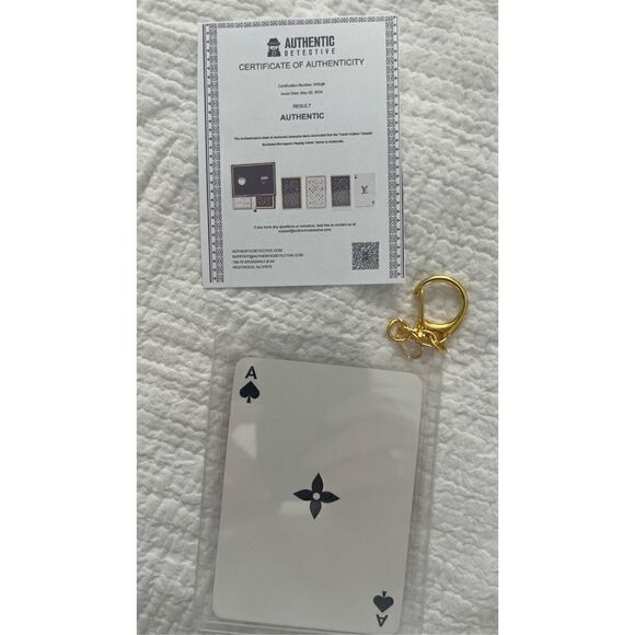Authentic Louis Vuitton Murakami Ace of Spade Playing Card Keychain or Accessory - Picture 4 of 6